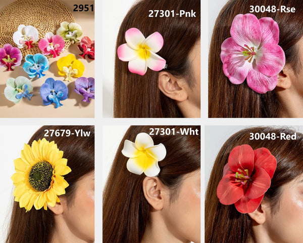 Polyester Flower Hair Accessories