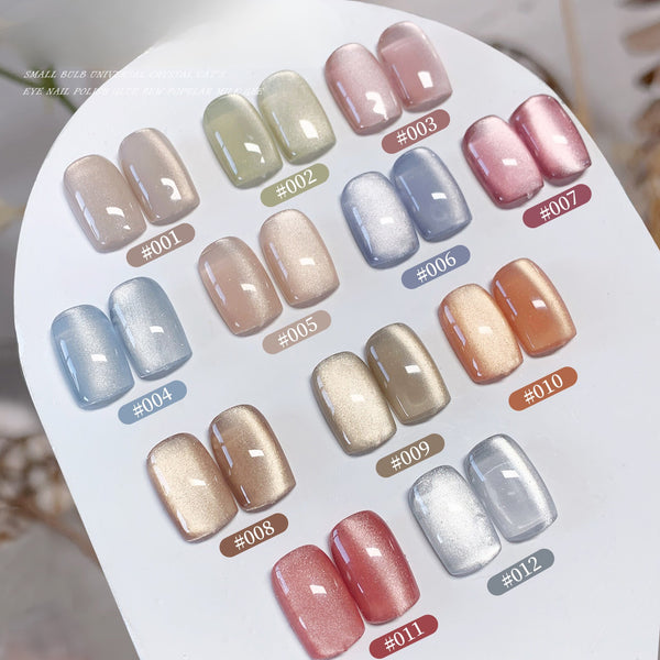 White Moonlight Ceramic Cat Eye Gel Polish