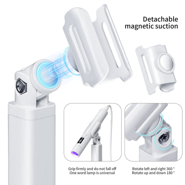 White Gel Polish Light 360 Bracket
