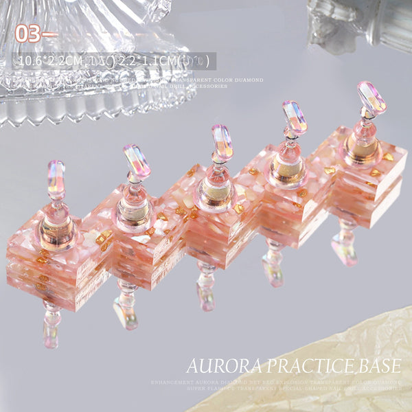 Aurora Shell Nail Art Practice Plate