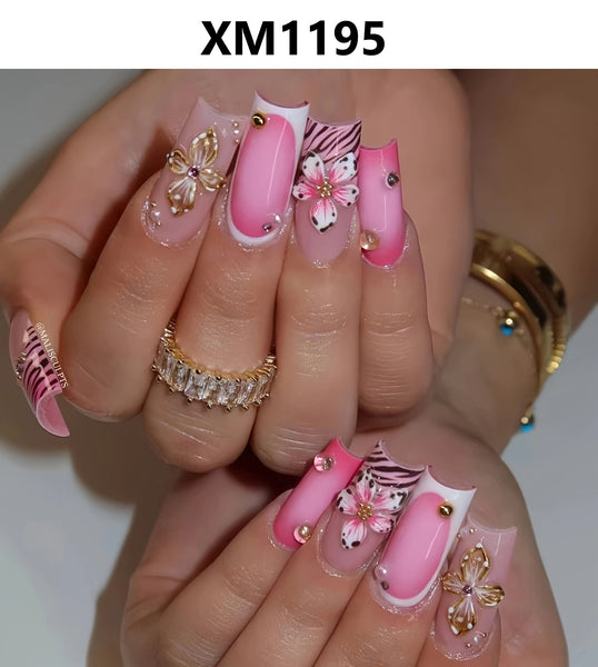 Fancy Press On Nails XM