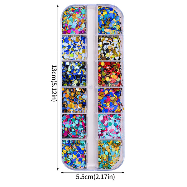 12-Grid Nail Art Box Set