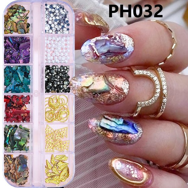 12-Grid Nail Art Box Set