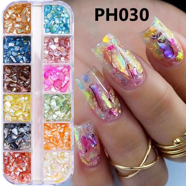 12-Grid Nail Art Box Set