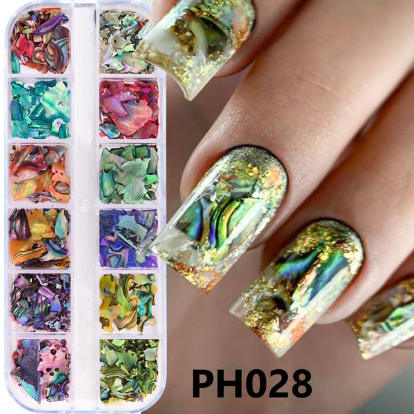 12-Grid Nail Art Box Set