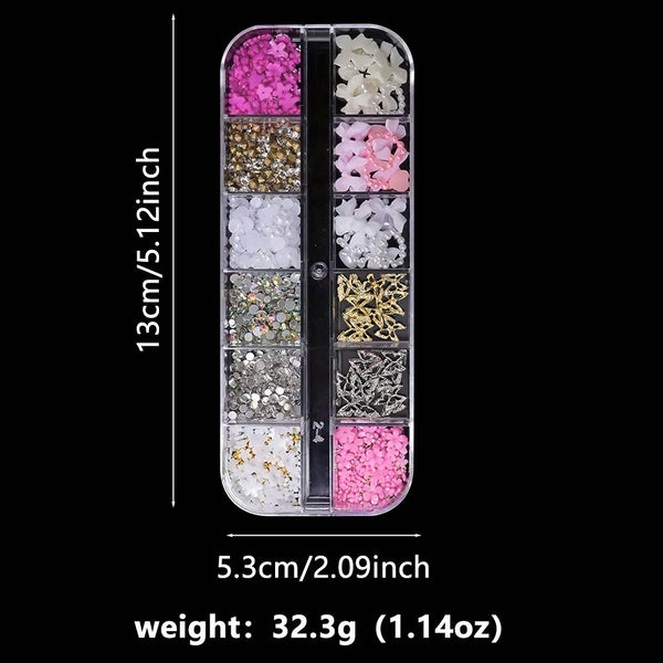 12 Grid Nail Art Box Set PH234