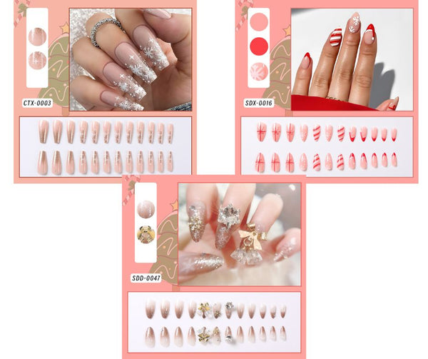 Christmas Press On Nails TD