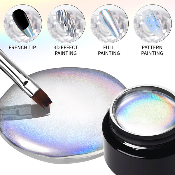 High Density Holographic Laser Gel Polish 5ml