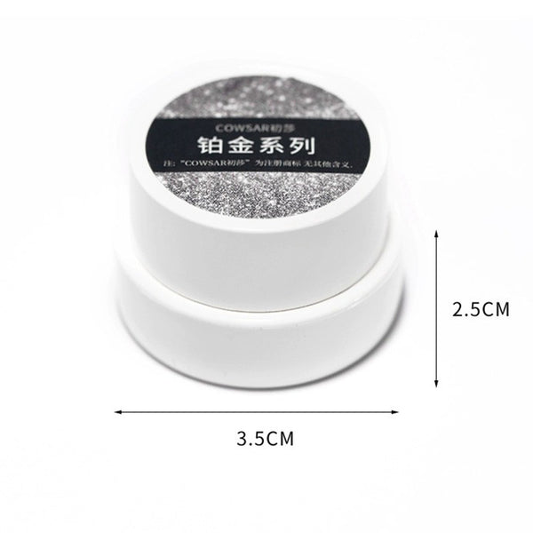 High Density Metallic Glitter Gel Polish