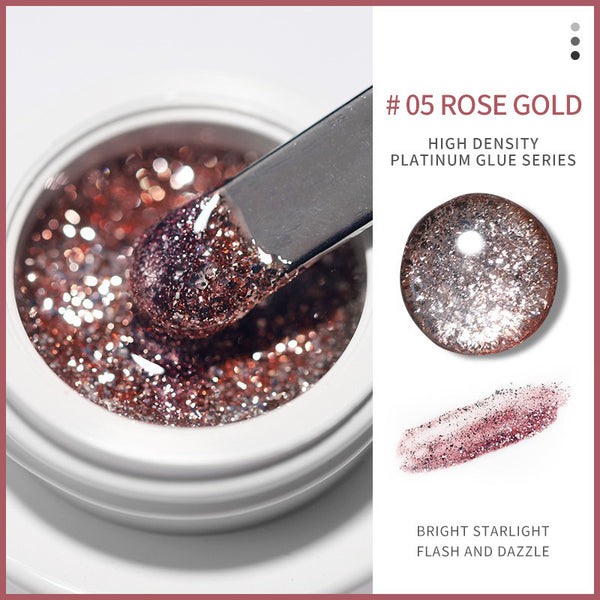 High Density Metallic Glitter Gel Polish