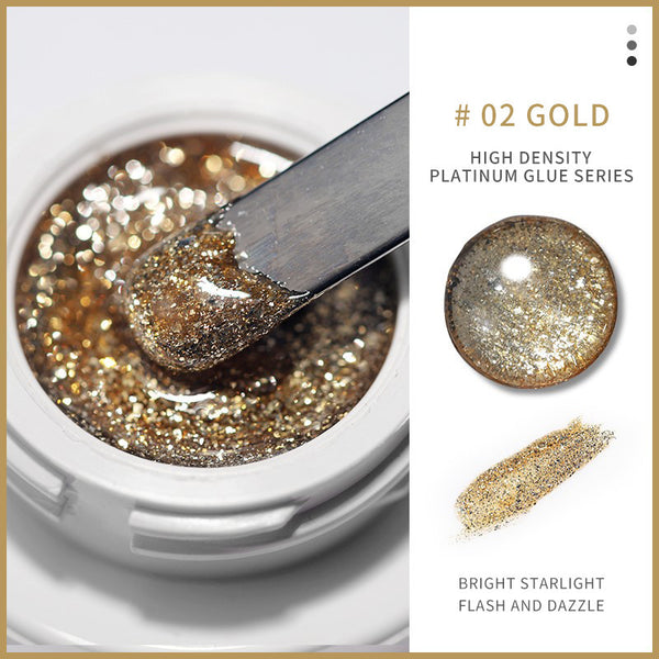 High Density Metallic Glitter Gel Polish