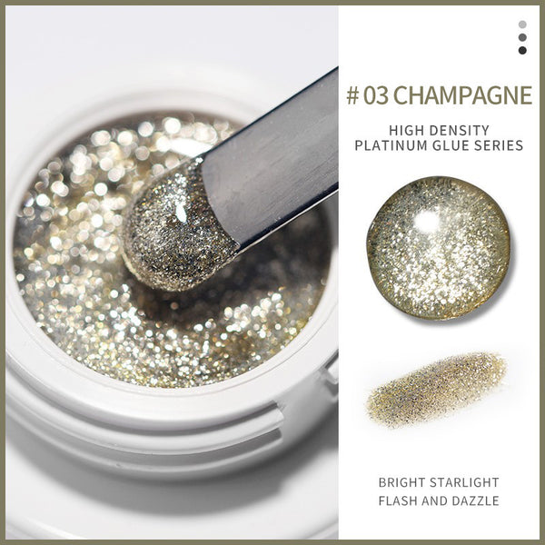 High Density Metallic Glitter Gel Polish