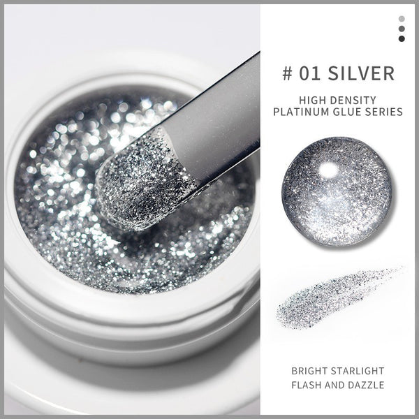 High Density Metallic Glitter Gel Polish
