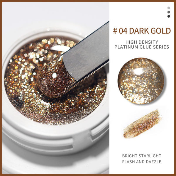 High Density Metallic Glitter Gel Polish