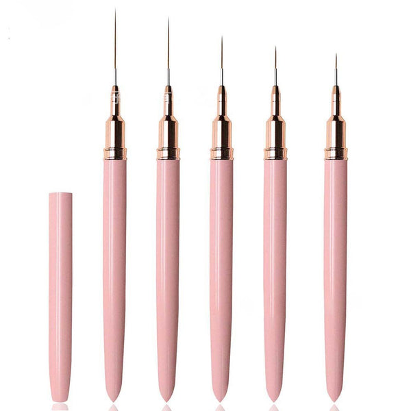 Ultra Fine Pull Line Brush 5 Piece Set