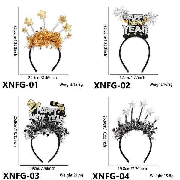 New Year Celebration Tinsel Bandoos