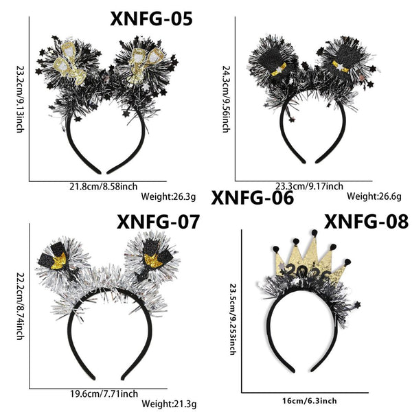 New Year Celebration Tinsel Bandoos