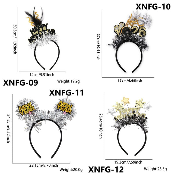 New Year Celebration Tinsel Bandoos