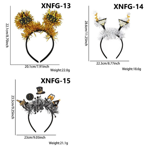 New Year Celebration Tinsel Bandoos