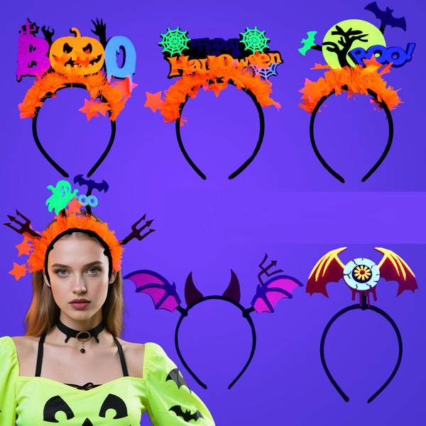 Fluorescent Halloween Headbands