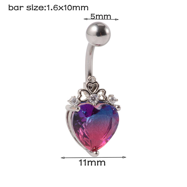 Bloodstone Belly Button Piercing