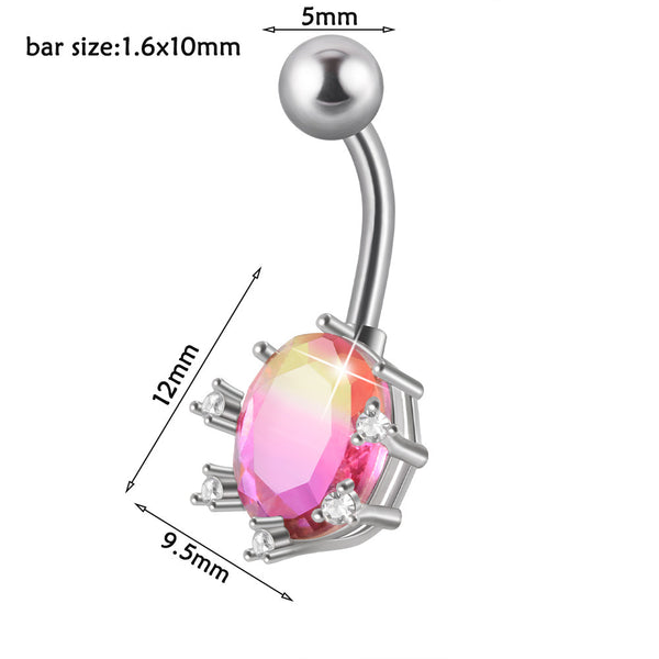 Bloodstone Belly Button Piercing