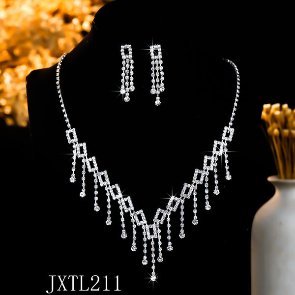 Diamante Formal Necklace Sets
