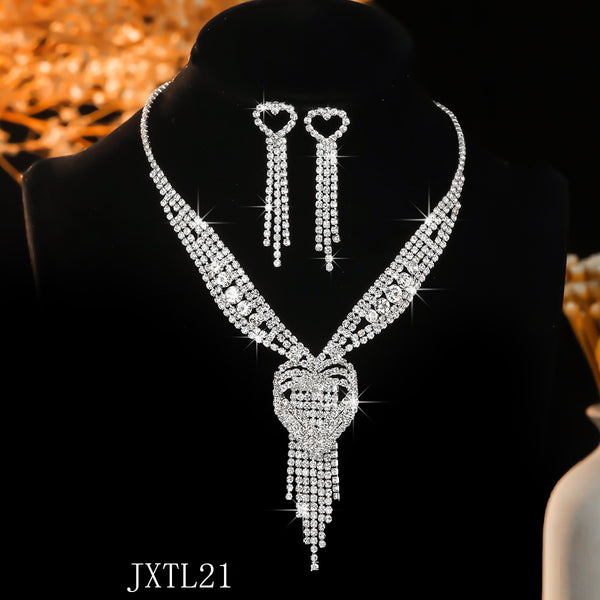 Diamante Formal Necklace Sets