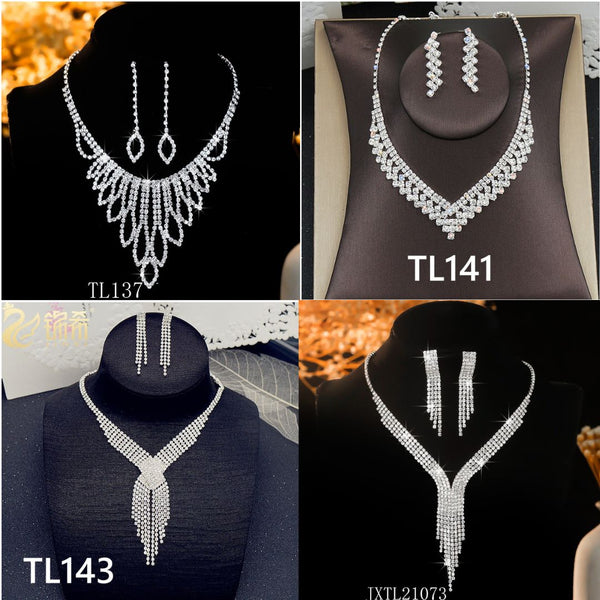 Diamante Formal Necklace Sets TL