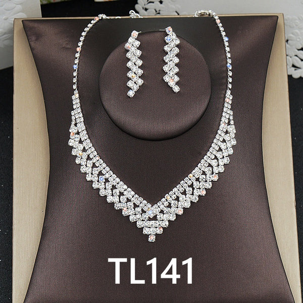 Diamante Formal Necklace Sets TL