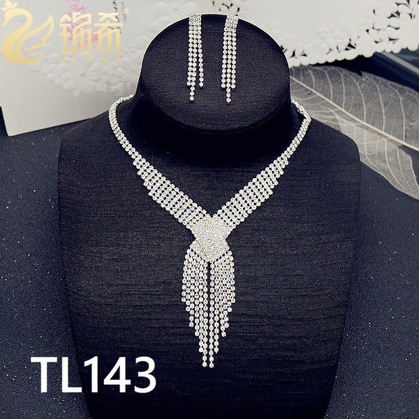 Diamante Formal Necklace Sets TL