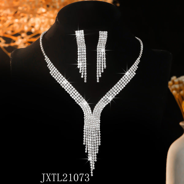 Diamante Formal Necklace Sets TL