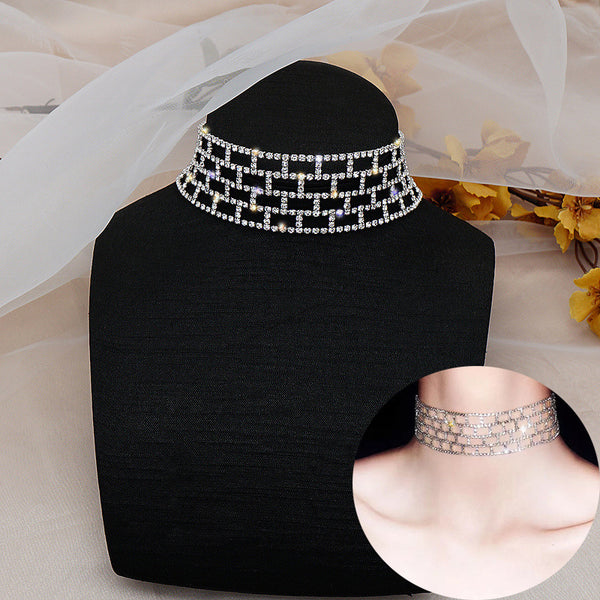 Sparkling Rhinestone Choker