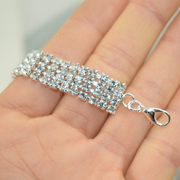 Big Stone Diamante Choker