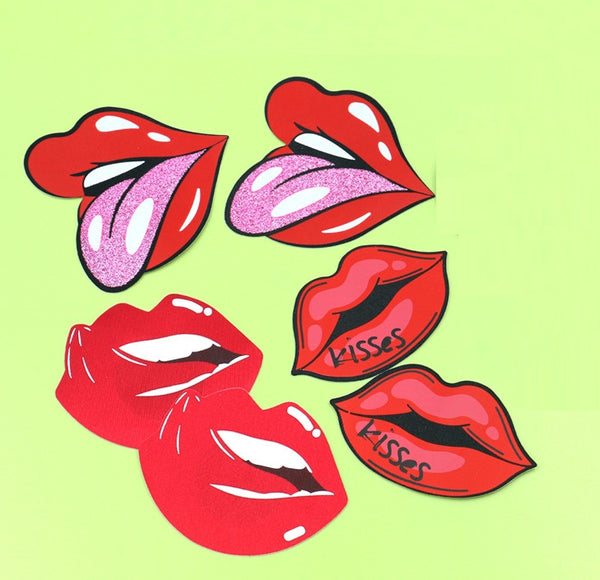 Kiss Nipple Stickers