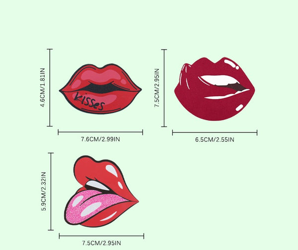 Kiss Nipple Stickers