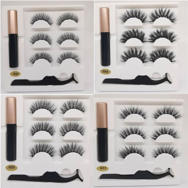 Magnetic Eyeliner, Eyelash Holder and Magnetic Eyelashes Set