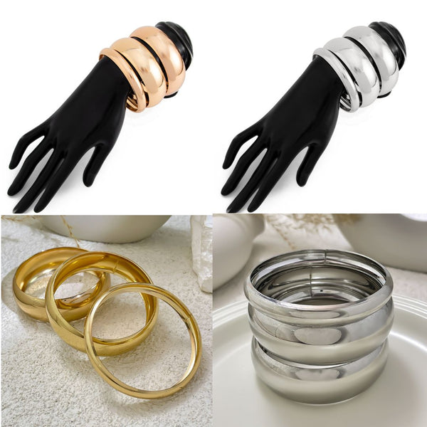 Large Retro 3PC Stacked Handbands
