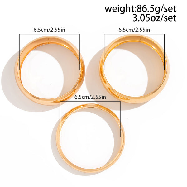 Large Retro 3PC Stacked Handbands