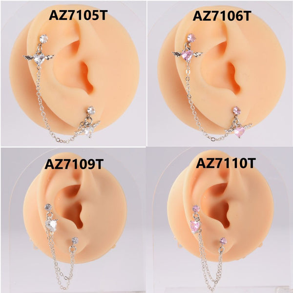 Chain Pendant Earrings
