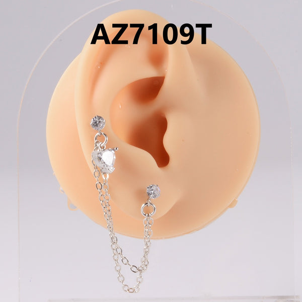 Chain Pendant Earrings