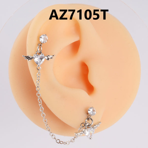 Chain Pendant Earrings