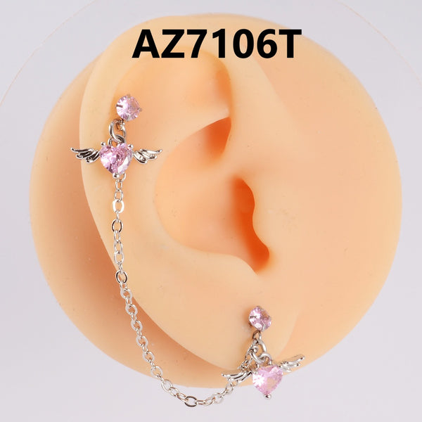 Chain Pendant Earrings
