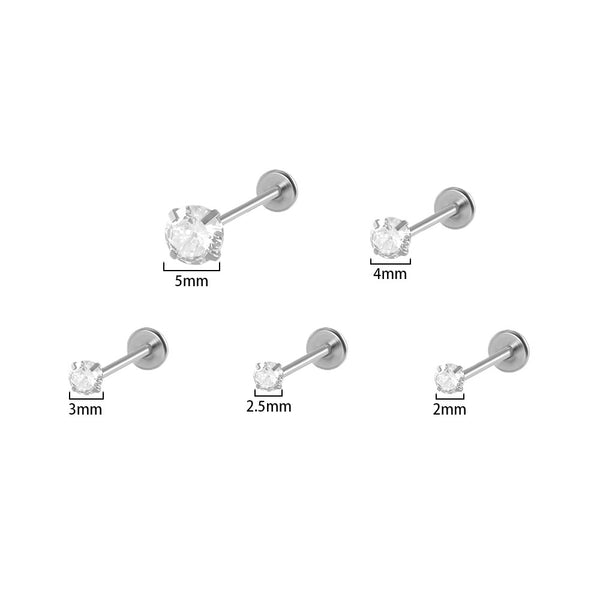 Stainless Steel Zircon Rod Piercing