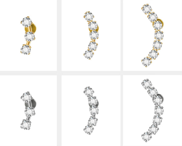 Zircon Arc Ear Bone Piercing