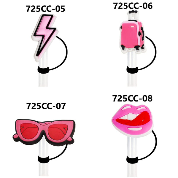 Pink Series Straw Covers 10mm (3 for $10.00)