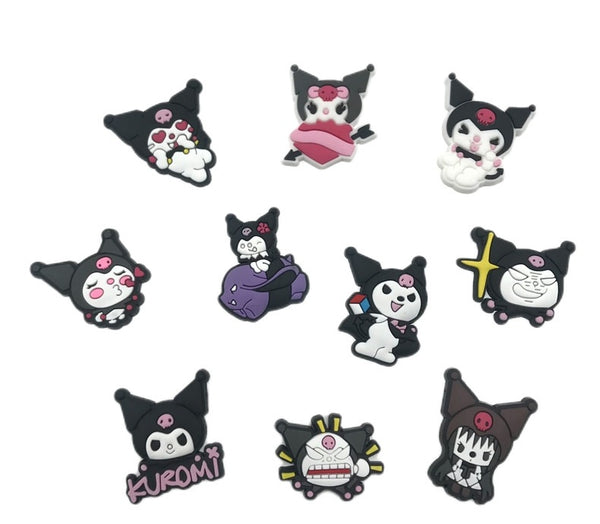 Kuromi Croc Charms (5 for $10.00)