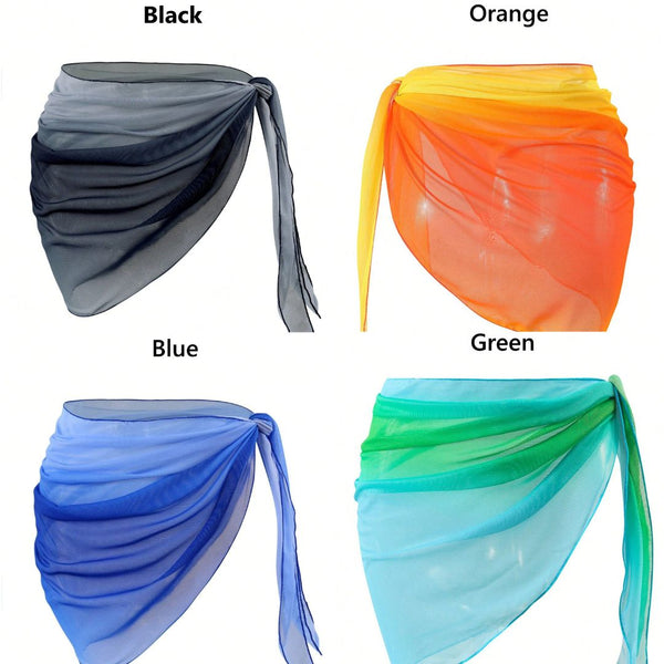 Gradient Color Beach Skirt