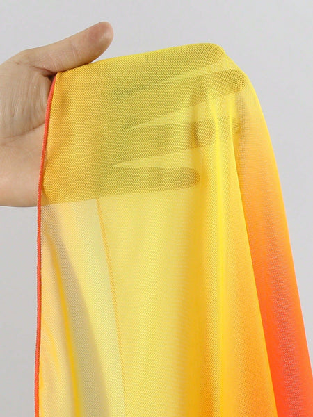 Gradient Color Beach Skirt
