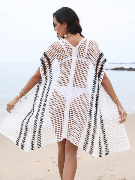Long Crochet Cardigan Beach Shawl